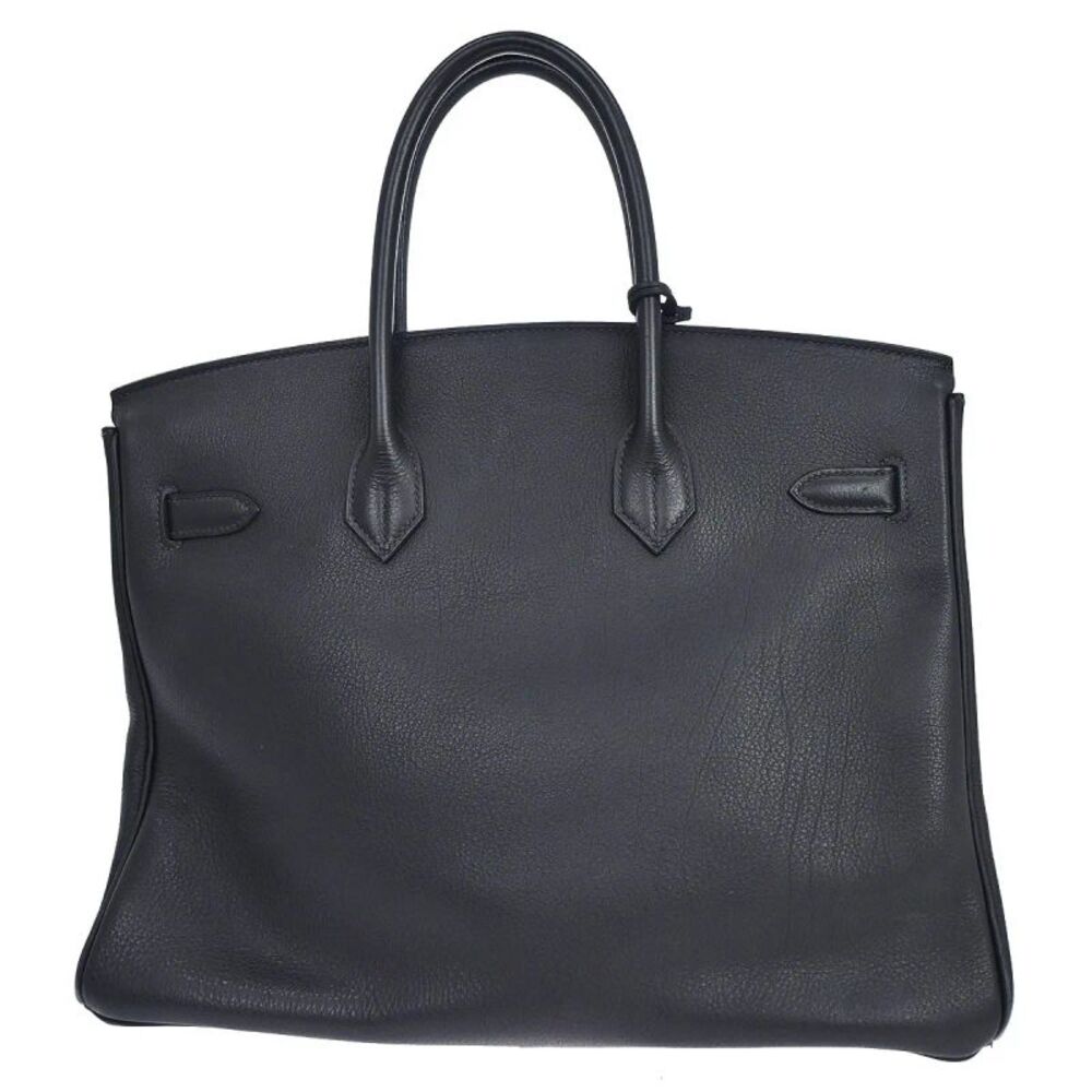 Hermes Birkin Blue Togo With Gold Hardware Blue Leather Handbag - Picture 2 of 13